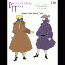 Great Coat 1710-1730s Pattern